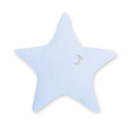 Decorative cushion Softy 30cm STARY Stars print light blue
