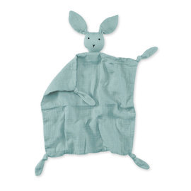 Bunny Mousseline de coton 40x40 cm BUNNY Vert de gris