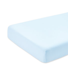 Sábana bajera cama Jersey 70x140cm  Azul pálido